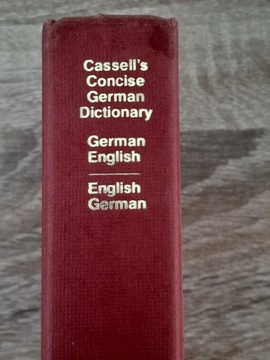 Słownik niemiecko-angielski angielsko-niemiecki Cassell