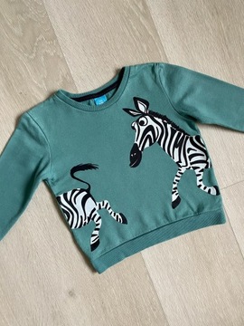 NOWA bluza dziecięca zebry safari 104