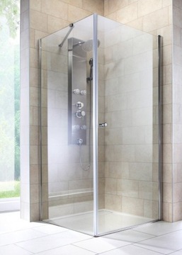 Prysznic narożny 90x90 cm szkło hartowane kabina prysznicowa. NOWA!