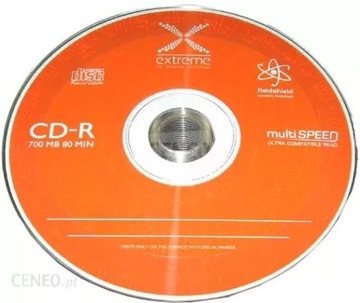 EXTREME CD-R 52x 80min 700mb - 2szt w kopertach