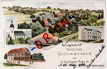 Wigancice -Gruss -Litog.-1900r-Zgorzelec -Wrocław