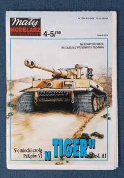 Niemiecki czołg PzKpfw VI Tiger Mały Modelarz 4-5/98