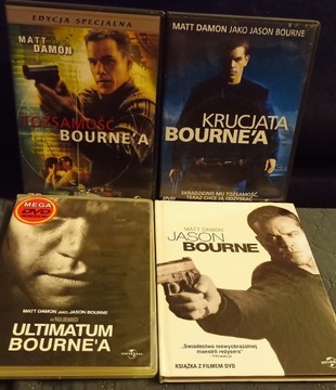 JASON BOURNE, 4xDVD, LEKTOR PL