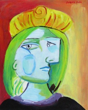 Pablo Picasso, Dziewczyna w berecie, 21x29,7 cm.