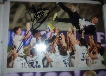 Zinedine Zidane autograf 