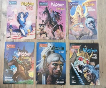 Wiedźmin. Komiks. Komplet 6 numerów. Idealne.