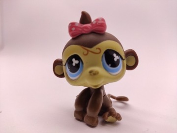 Littlest Pet Shop małpka z kokardką