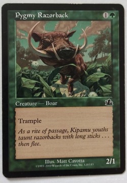 Pygmy Razorback-Prophecy MTG