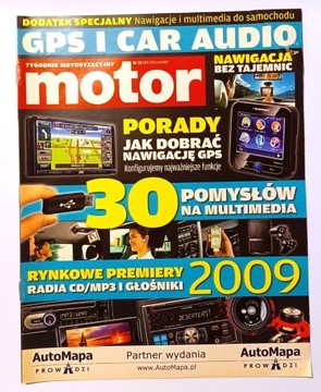 Motor dodatek GPS i Car audio 2009 stan bdb