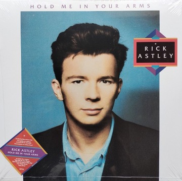 RICK ASTLEY Hold Me In Your Arms Blue Winyl