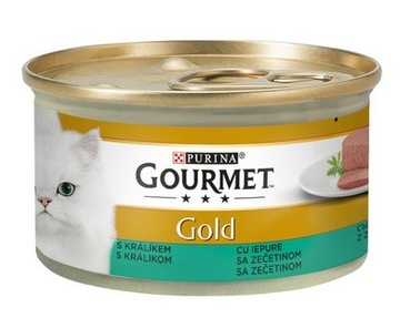 Gourmet Pastete Mus królik 85 g 8sztuk