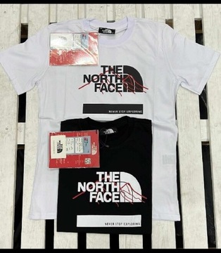 Koszulka M T-shirt TNF biała  szybka wysyłka 