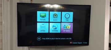 TV, monitor LG 49 cali