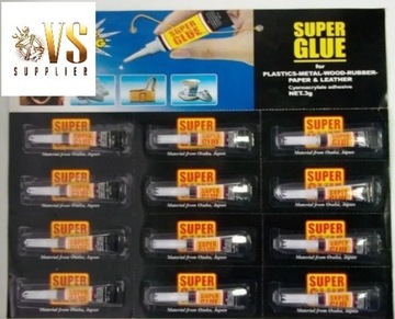 Kleje Super Glue 36 g 12 sztuk