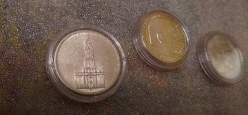 5 Reichsmark komplet 3 różnych monet