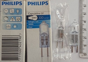 Halogen Philips GY6,35 12v 20W