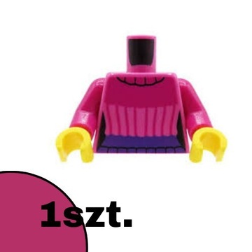 Lego Tors różowo-fioletowy sweter damski