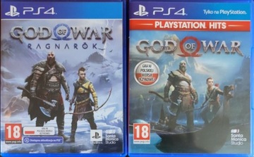 God of War + GoW Ragnarok | 2 Gry PS4 