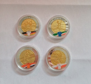 EURO 2012 POLSKA UKRAINA NUMIZMAT MEDAL MONETA