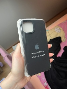 Case iPhone 14 plus etui silikonowe logo apple