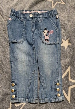 Spodnie jeans Minnie 86-92 KappAhl