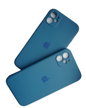 Etui case iPhone 11 granatowe  silikonowe