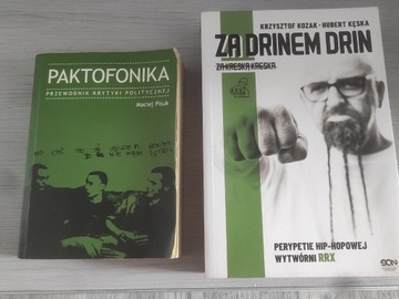 2 sztuk książki Hip-hop Paktofonika Za drinem drin