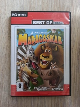Gra PC Madagaskar 1 retro gra komputerowa 2005 Polska wersja