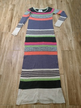 Sukienka długa kolorowa H&M