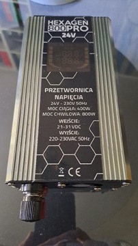 Przetwornica Hexegen 800 Pro 24V/400W/800W  