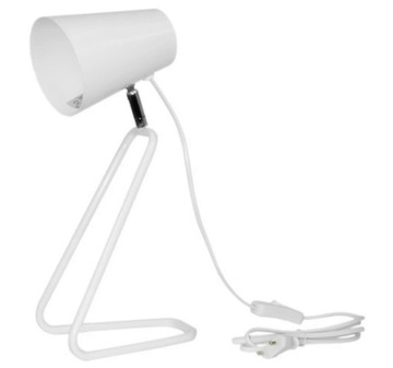 Lampka biurkowa Volteno Emma biała + żarówka LED