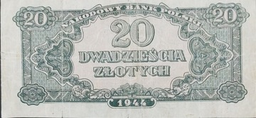 20 zł 1944 banknot nie 1948 1947 1946 1940 1965