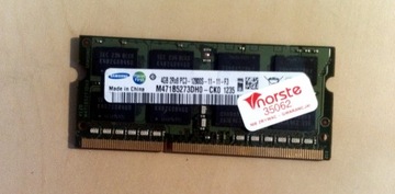 Karta RAM 4GB Samsung DDR3-1600 MHz PC3-12800S