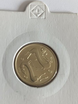moneta 2 centy Cypr 2003-mennicza
