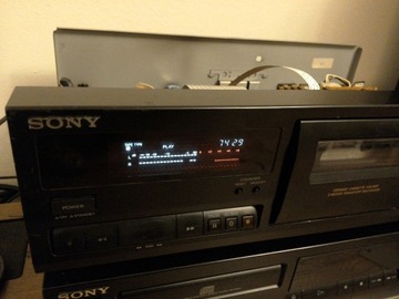 deck Sony tc k461s, cd cdp 211