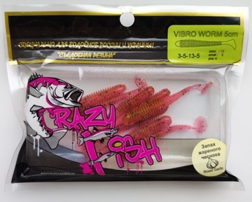 Crazy Fish Vibro Worm 2" pływający robak