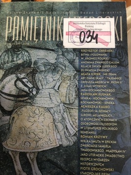 Pamiętnik literacki 2008 zeszyt 3