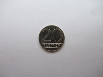 20 ZŁ.MONETA 20 ZŁ.1990 