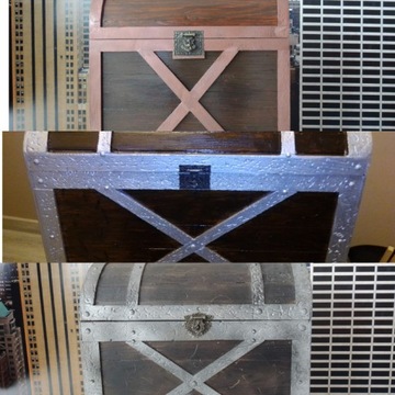 kufer drewniany 