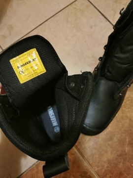 nowe buty/trzewiki  męskie czarne skórzane