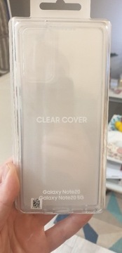 Oryginalne etui clear cover do Samsung Note 20