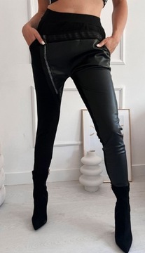 Lamu spodnie   czarne z suwakiem Rozmiar 1 