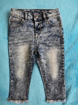 Spodnie jeansowe dla dziewczynki 86 Pepco