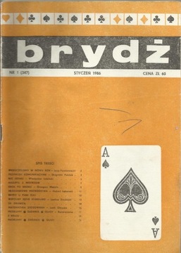 Brydż nr 1 / 1986