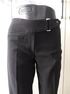 Czarne spodnie garniturowe Neva 38-40 tall W30 L36 185-190 cm