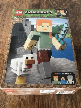 Lego Minecraft 21149 BigFig Alex z kurczakiem