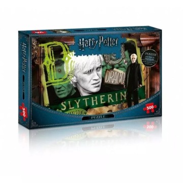 PUZZLE HARRY POTTER 500 ELEMENTÓW+PLAKAT DRACO