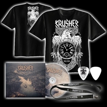 Krusher - Oblivion CD + T-Shirt  + smycz + piórko 