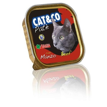 CAT&CO PASZTET Z WOŁOWINĄ 100G 