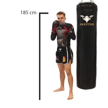 Worek bokserski Premium Carbon 180x45cm PEŁNY